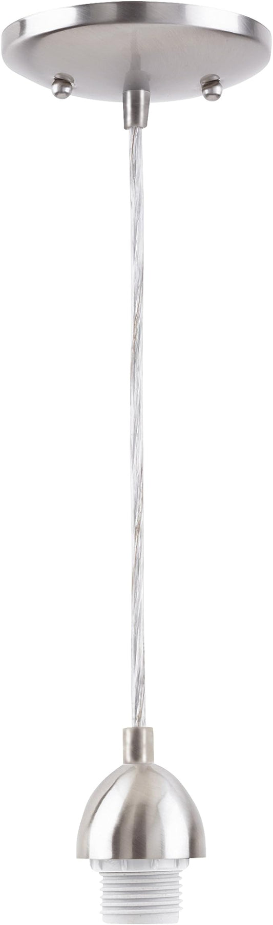 Westinghouse 7028400 Single-Light Mini-Pendant Kit with Nickel Finish