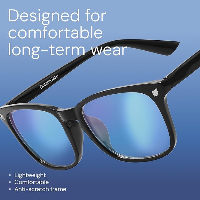 livho Gaming Blue Light Blocking Glasses for Better Sleep, Premium Night Driving, Computer Blockers for Man & Woman