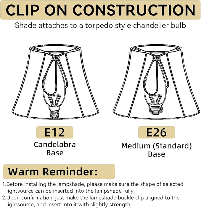 Lampshades Chandelier Lamp Shades Small Pleated Empire Clip-on Fitter Lampshade 6"x3 3/4"xH5 3/5" Gold Linen Small Lamp Shade Set of 6