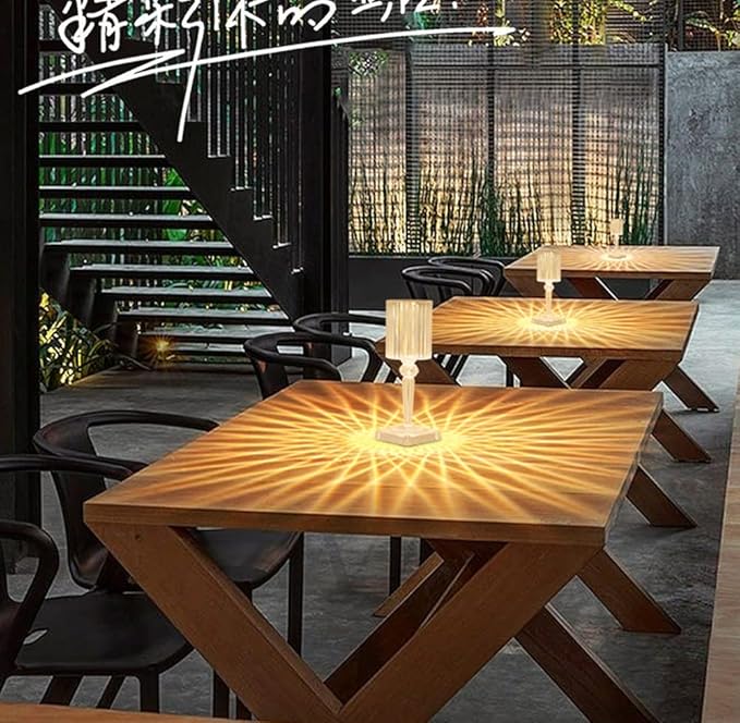 Crystal Lamp, Crystal Table Lamp Rose Crystal Lamp USB Diamond Table Lamp 16 Color Changing Touch Crystal Lamp (B)