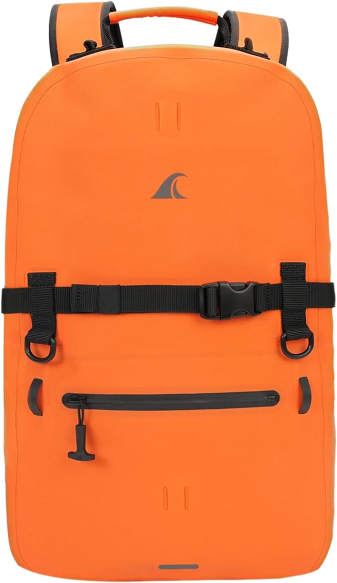 Breakwater Supply™ Waterproof IP68 Submersible Backpack with Airtight Zippers | Laptop Travel Outdoors | Fogland 25L 20L 15L | 100% Waterproof, Submersible, Airtight Zippers, Travel Outdoors