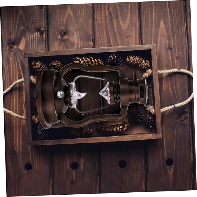1pc Vintage Kerosene Lantern Rechargeable Design Cozy Atmosphere Light for Home Bar and Festivals Rustic Portable Decor for Indoor and Outdoor Use
