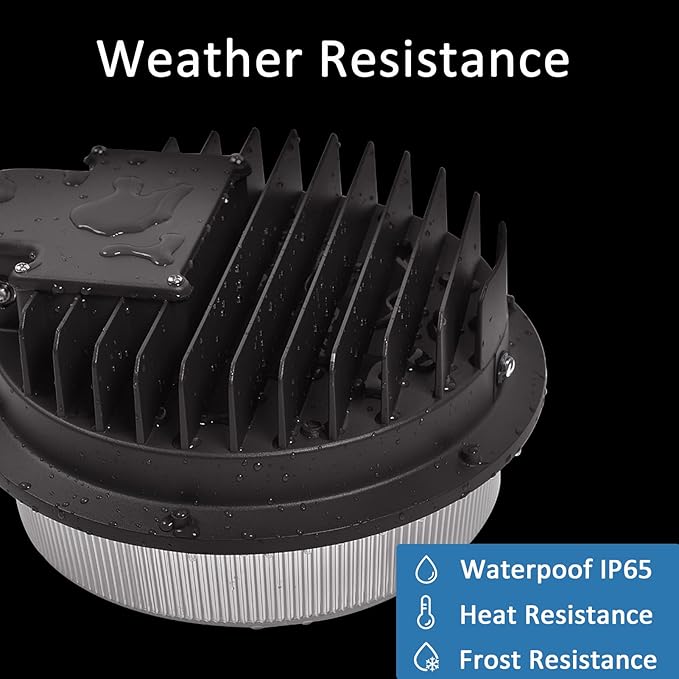 120W LED Barn Light, 18000lm Dusk to Dawn Outdoor Yard Lighting with Photocell, 5000K Daylight, 1200W MH/HPS Replacement, ETL&DLC Listed Waterproof for Security Area Light