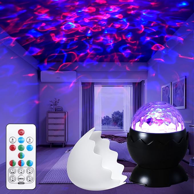 Galaxy Projector, Light Projector, Night Light Projector with Remote Control, Galaxy Light Projector, for Kids Adults, Bedroom, Christmas, Birthdays