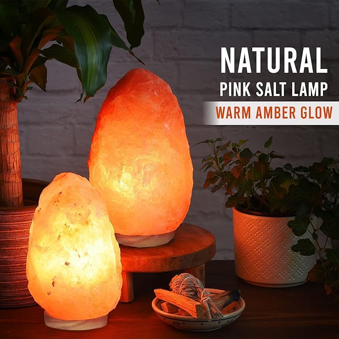 Himalayan Glow Salt Lamp, Home Décor Crystal Lamp, with Touch Dimmer Switch