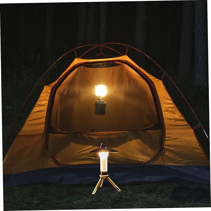 Rechargeable USB Camping Lantern Portable Multi-Function Tent Light with Battery Operated Cordless Design for Outdoor Hiking Emergency Use