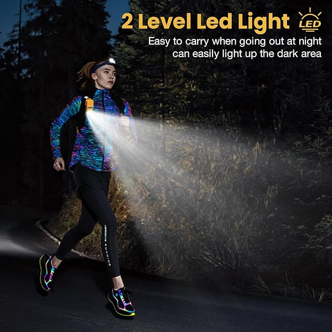 INFURTURE Clip on Bluetooth Speaker with RGB/Flashlight, Wearable Waterproof Shower Speaker Bathroom Speakers Built-in Noise Reduction Mic for Hands-Free Music/Calls-for Work/Riding/Golf/Outdoor