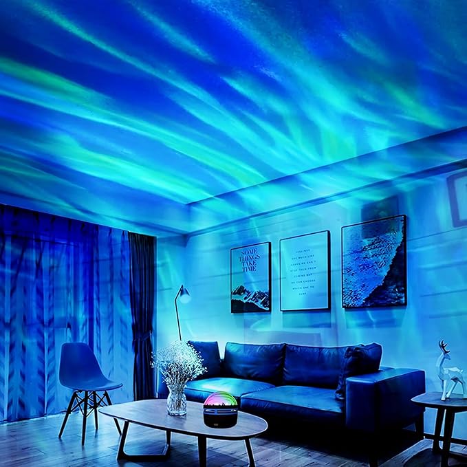 Ocean Wave Projector, Light Projector with Remote Control, Night Light Projector with 14 Light Effects for Kids Adults, for Gaming Room/Bedroom/Ceiling/Party, Home Decor Birthday Christmas Gifts
