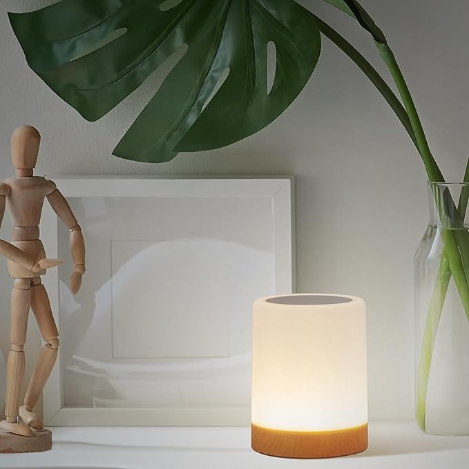Globe Electric LED Integrated Rechargeable Multicolor Portable Touch Lamp with Included USB Cable