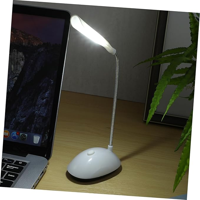 Battery Powered LED Desk Lamp Portable Tabletop Light with Eye Caring Soft Glow Lightweight and Multi Functional for Reading Study Office Bedroom Use