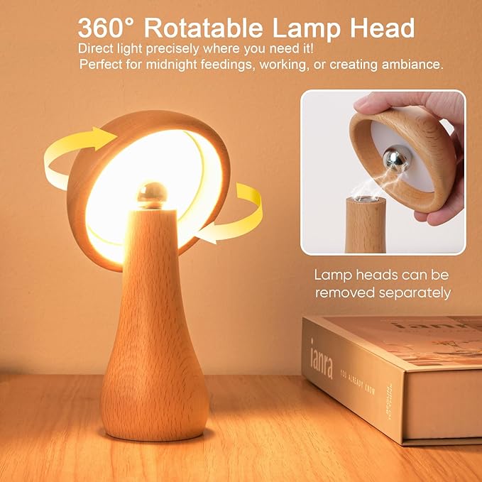 Cordless Mushroom lamp