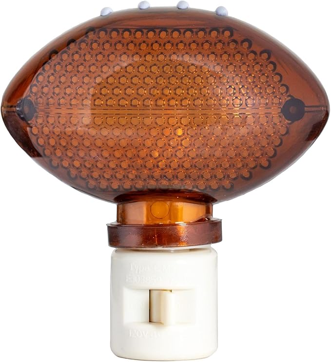 Novelty Lights LED Lamp Football Shape Sports Decoration Night Light with Swivel Plug