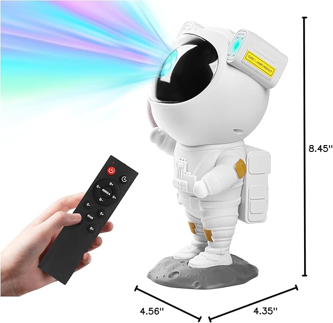 Star Projector Galaxy Night Light, Astronaut Galaxy Projector with Timer and Remote Control, Sunset lamp, Gift for Kids Adults for Bedroom, Birthdays,Christmas, Valentine's Day.