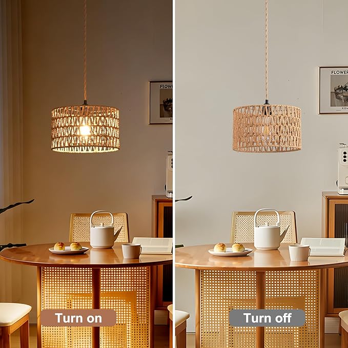 Industrial 15ft Pendant Light Cord -Plug in Hanging Light Fixture, 15FT Farmhouse Pendant Lamp Lights Cord with Switch Cord for Kitchen Island Bedroom Living Room