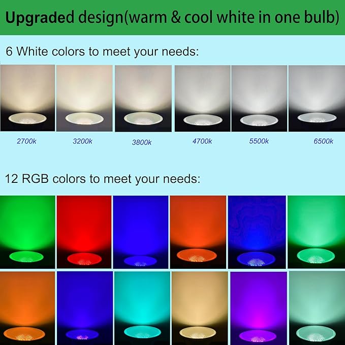 Easter Flood Light Bulbs with Remote Timing Function,Outdoor E26 30W Par38 LED Bulb Color Changing,Garden Landscape Lamps for Easter Day Home Party Decoration