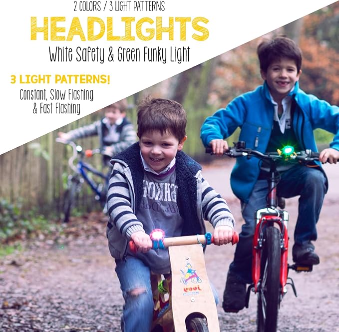 Hornit Mini Bike & Scooter Horn with Kids Headlight