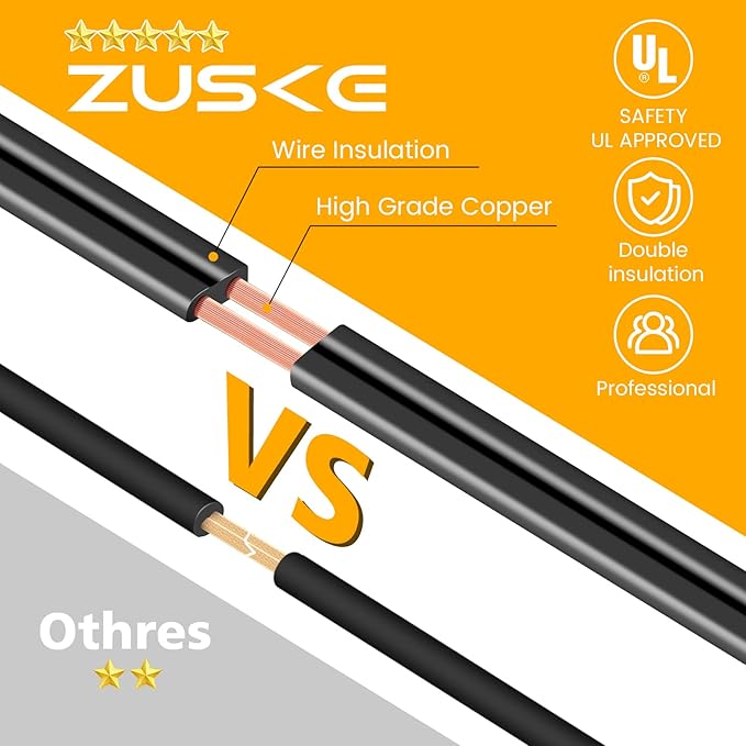 100FT Outdoor String Lights, LED Patio Lights with 50+3 ST38 Vintage Edison Shatterproof Bulbs, IP65 Weatherproof Outside Hanging Lights for Backyard Bistro Cafe Garden(50FTx2)