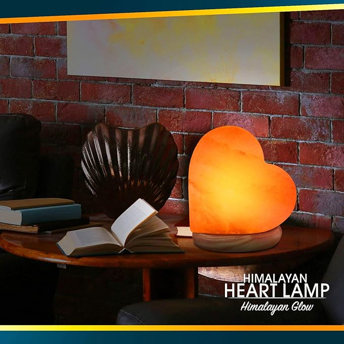 Himalayan Glow 944AC-1 Multicolor, Pink Night Light, Hand Crafted Need Wooden Base, USB Plug & Adapter, Salt Lamp Bulb, 4-5 LBS, Choice