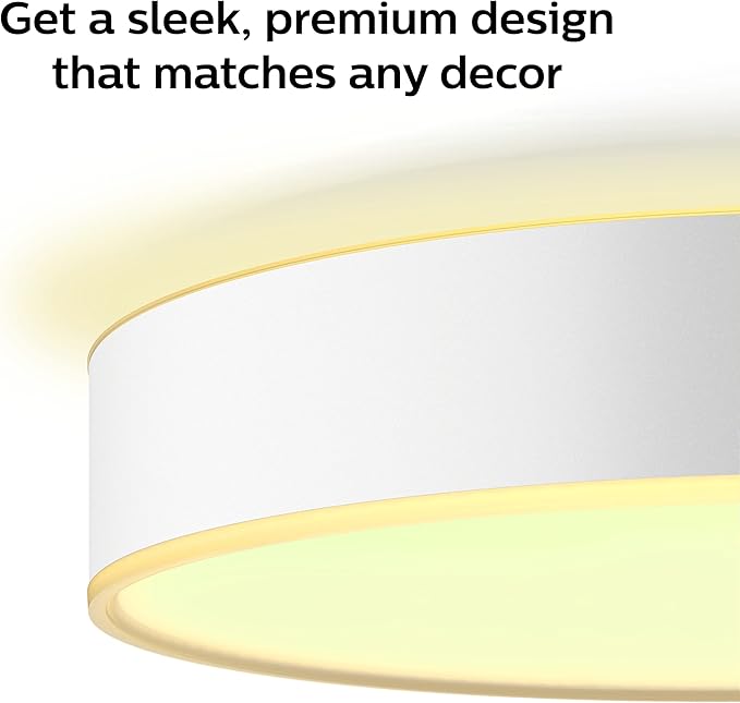 Enrave L Hue Ceiling lamp White NAM