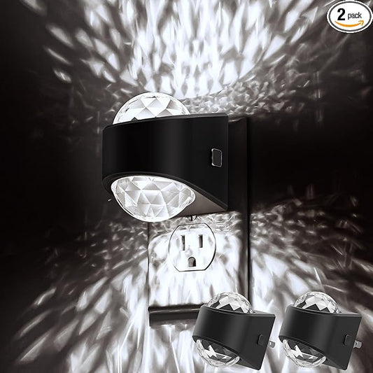 Night Light, Night Lights Plug into Wall, Night Light for Bedroom, Dimmable Brightness, LED Dusk to Dawn Sensor Nightlight for Nursery, Bathroom, Home Decor, Gaming Room, Daylight White 5000k, 2 Pack