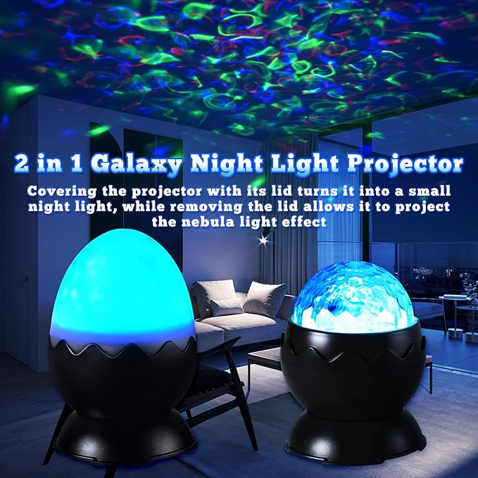 Galaxy Projector, Light Projector, Night Light Projector with Remote Control, Galaxy Light Projector, for Kids Adults, Bedroom, Christmas, Birthdays