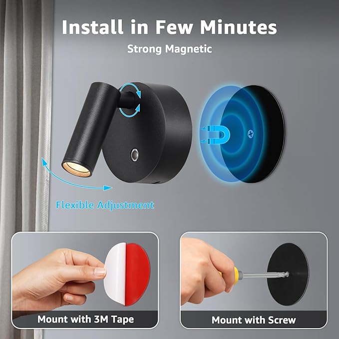 3CCT LED Wireless Spotlight Indoor Rechargeable Picture Lights Battery Operated Spot Light Uplighting Indoor with Remote Dimmable Accent Lighting for Artwork Plant Tree Wall Painting, 1 Pack