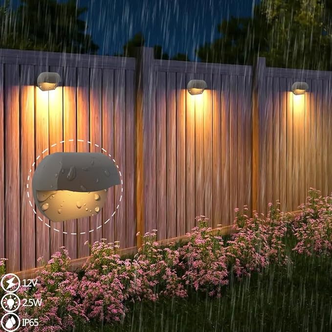 Arrownine Landscape Lighting Cast Aluminum 2.5 Watt Deck LED Lights Low Voltage 12V Outdoor Patio Step Light,Post Stair Fence Lighting Warm White Water Resistant IP65,Bronze Finish 1-Pack