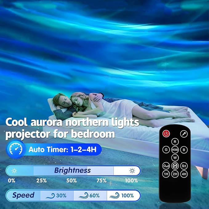 Aurora Lights Projector: Aurora Projector Northern Lights Projector, Aurora Borealis Light Projector Night Light Kids Bedroom, Gift for Kids Girls boy, 68 Colors Mood Lighting, Cool Room Decor