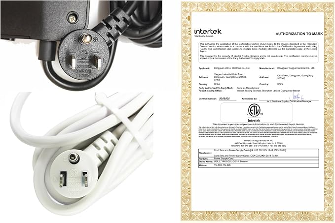 20FT Surge Protector Power Strip Extension Cord with USB C, Asamoom Flat Plug Power Strip with Long Cord, 8 Outlets and 3 USB-A & 1 USB-C Port,1700J for Wall Mount Desk White, ETL Listed