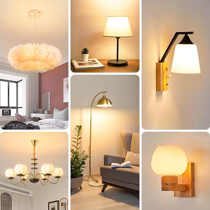 VOLIVO 12 Pack A19 LED Light Bulbs, Soft White 2700K, 9W(60 Watt Equivalent), 800 Lumens, 120V, E26 Standard Base