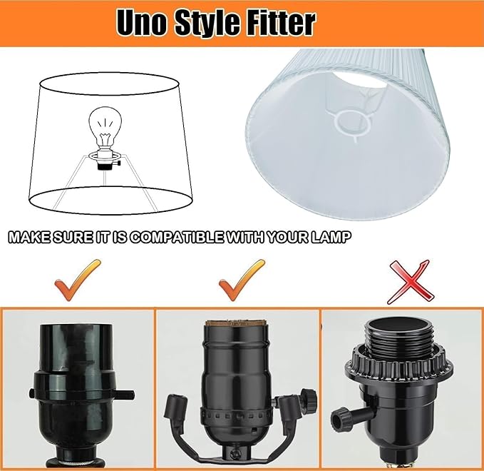 Uno Lamp Shade,Drum Pleated Lamp Shades 5" Top x 9" Bottom x 7" Slant Height,Barrel Small Replacement Lampshade (Uno Fitter), Fabric Lampshades Table lamp Shades Bottle Lamp Shade,1 Pack(Light Green)