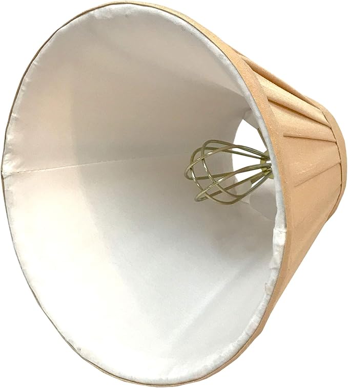 Royal Designs, Inc. CS-841AGL-6 Pleated Empire Chandelier Shade, 3 x 6 x 5, Antique Gold, 6-Pack