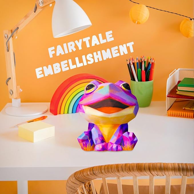 Paint Your Own Frog Lamp Kit, Arts and Crafts for Kids Ages 8-12, Crafts for Kids Ages 4-8, DIY Frog Gifts for 10 Year Old Girl, Art Supplies Painting Kit for Kids Birthday Ages 3 4 5 6 7 8 9 10 11+