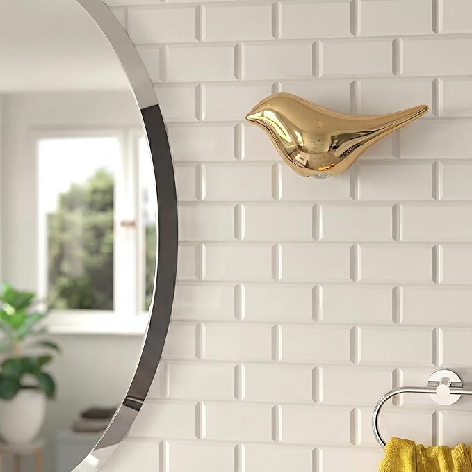 2-Pack Golden Birds Motion Sensor Night Lights, Rechargeable Battery Operated Magnetic Wireless Wall Lights, 3000K Warm Light for Hallway, Staircase, Bedroom Home Decor, Easter Gift