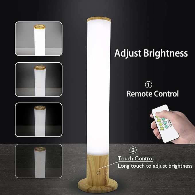 Light Therapy Lamp 10000 Lux, Happy Sun Lamp UV-Free with 3 Color Temperatures, Adjustable Brightness, Timer & Memory Function, Bright Sunlight Lamps, Full Spectrum Light Perfect for Home, Office