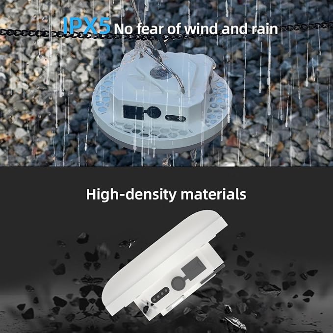 10500mAh 4000 Lumen Camping Lights 3 Light Mode Portable LED Camping Lantern Rechargeable 30W Magnetic Hanging with Battery Level Display Tent Light Outdoor Flashlight Power Outage Emergency Lighting