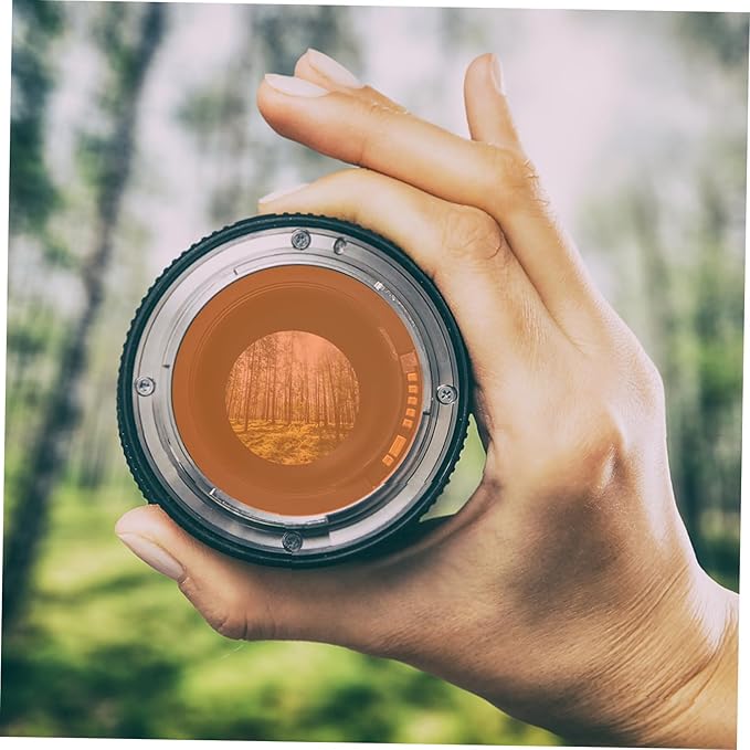 10pcs Colorful Sunset Light Film Color Correction Filters for Photo Strobe Lighting Create Stunning Atmosphere Effects