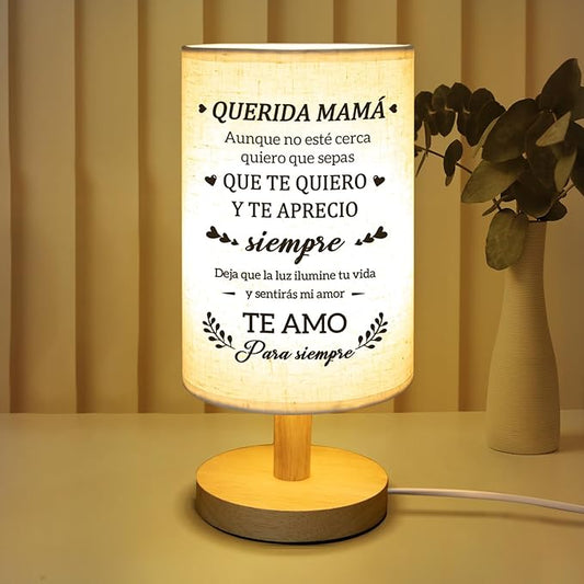 Gifts for Mom in Spanish,Regalos para Mamá Table Lamp, Mama Mothers Day Gifts, Mother Gifts in Spanish from Daughter Son, Regalos De Navidad para Mujer