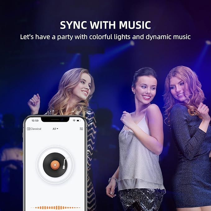 BroadLink Smart Bulbs Lighting Kit with Remote Control - 9W A19 Bluetooth Color Changing Light Bulbs with Music Sync, Compatible with Alexa, Google Home