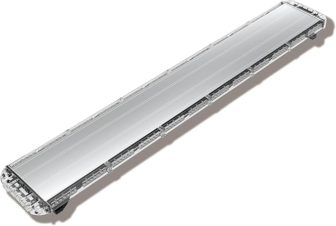 Aviator Emergency 3 watt TIR LED Light Bar 55 in Tow Truck Light bar Stop & Turn Function (Amber/White)