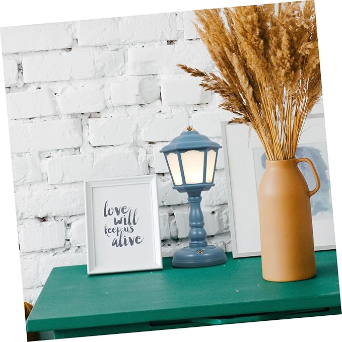 Retro Palace Lantern Bedroom Night Light Rechargeable Table Lamp USB Mini Desk Decor