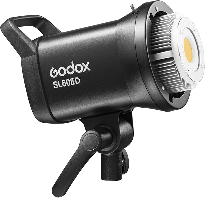 Godox SL60IID LED Video Light, 70W Bowens Mount LED Modeling Lamp,APP Control,5600±200K,Flexible Angle, 8 FX Effects Strobe Light Photography Lamp for Video Recording Wedding Outdoor Shooting