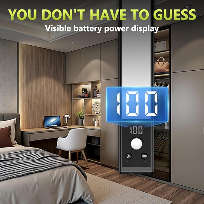 6 Pack 12" Under Cabinet Lights with Digital Display,2200mAh Rechargeable Motion Sensor Light Indoor,3 Color Temperatures, Magnetic Dimmable Closet Lights, Under Counter Light for Kitchen