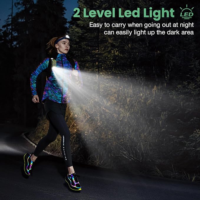 INFURTURE Wearable Bluetooth Speaker with RGB/Flashlight Clip On Speaker,Waterproof Shower Speake-Built-in Noise Reduction Mic for Hands-Free Music/Calls-for Work/Riding/Golf/Outdoor(Green)