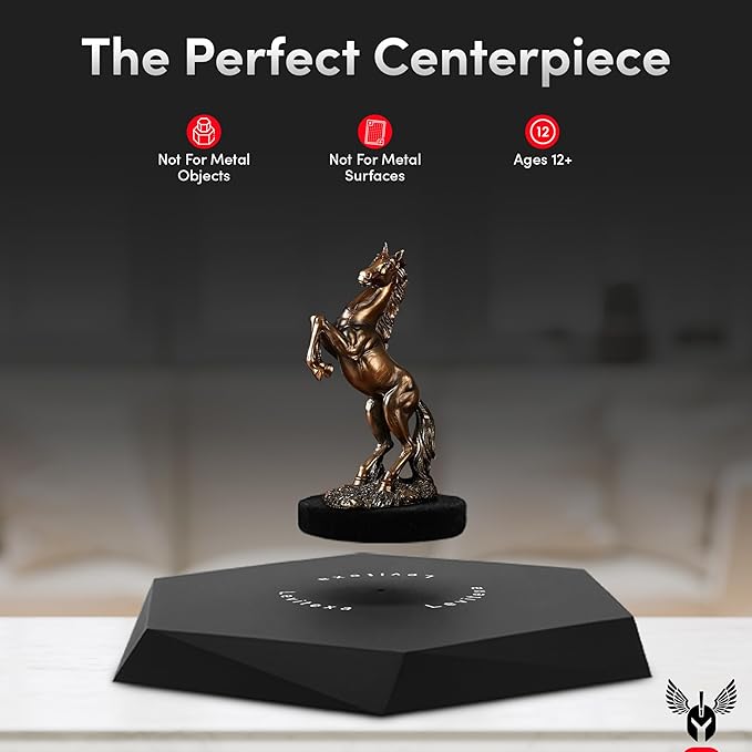 Nimbus Levitating Display - Floating Display, Levitating Stand, Levitation Decor, Magnetic Stand, Magnetic Levitation for Figures and Toys - 400 grams Capacity