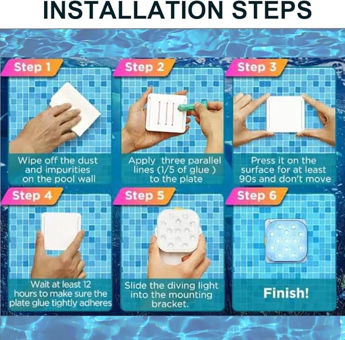16 Color Pool Lights, Rechargeable, Dive, Bathtub Decorate LED Underwater Lights, 6 Dynamic Modes 3 Timer Options Ip68 Waterproof Pool with Remote (4 Pack)