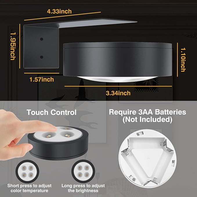 LED Picture Light Wireless Battery Operated Poster Light,Remote Control Painting Lights,Timer and Dimmable Art Light for Wall,Magnetic Accent Display Wall Light for Artworking,Wall Decor Puck Lights
