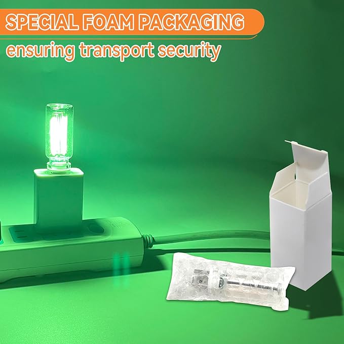 8Pcs USB LED Car Interior Atmosphere Light, Mini Retro Car Lamps USB Plug-in Glass Bottle Night LED Light