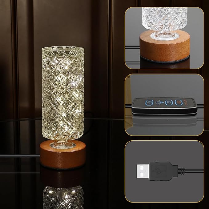 Small Dimmable Warm Night Light,Adjustable Brightness Nightlights,Mini Nightstand Lamp for for Living Room Home,Bathroom, Adults, Hallway, Bedroom, Stairway,Gifts