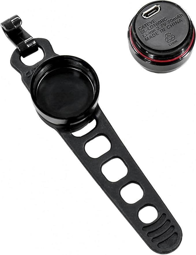 CATEYE ORB USB Rechargeable Safety Light – High-Visibility LED Flashing Bike Light, Multiple Lighting Modes, Durable Aluminum Design, Fits Road, MTB, Gravel Bikes